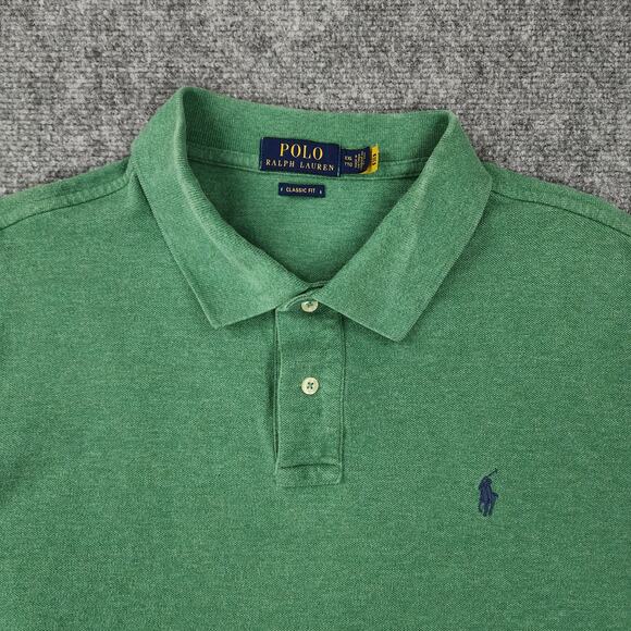 Polo Ralph Lauren Shirt Mens XXL Green Polo Short Sleeve Classic Fit Preppy - Picture 8 of 16